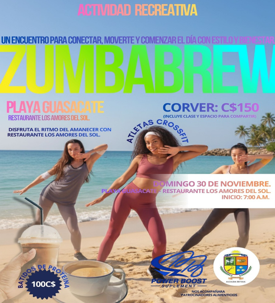 Zumbatón y Jornada Fitness en Playa Guasacate
